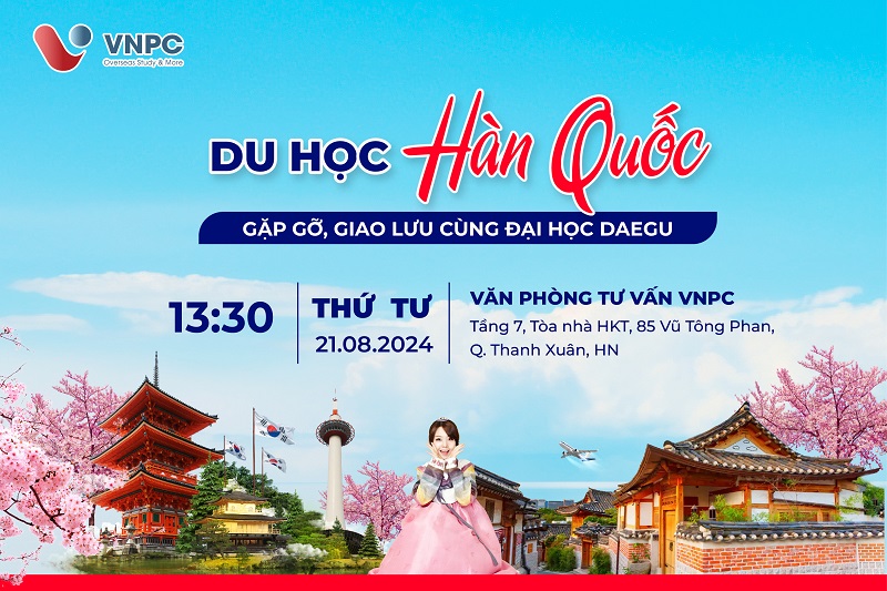 [SỰ KIỆN] Gặp gỡ, giao lưu cùng Đại học Daegu - Hàn Quốc